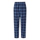 Men's Sparta Blue Plaid Flannel Ski Team Pajama Pants 