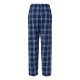 Men's Sparta Blue Plaid Flannel Ski Team Pajama Pants 