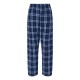 Women's Sparta Blue Plaid Flannel Ski Team Pajama Pants 