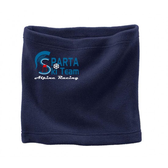 Fleece Embroidered Neck Gaiter