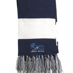 Striped Ski Team Winter Scarf