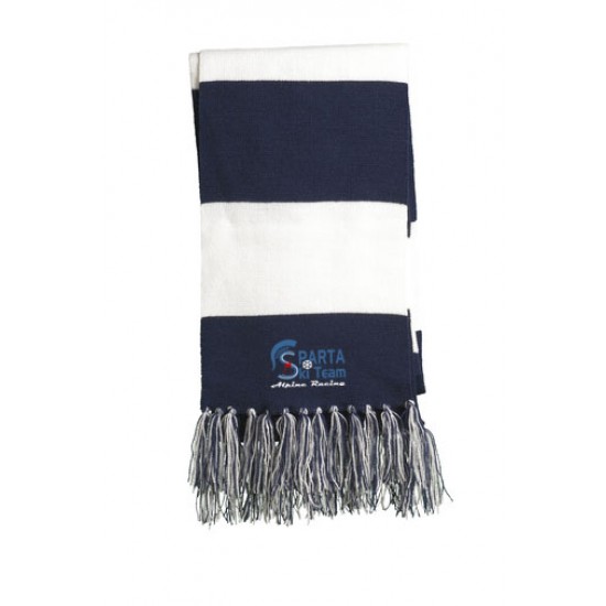 Striped Ski Team Winter Scarf