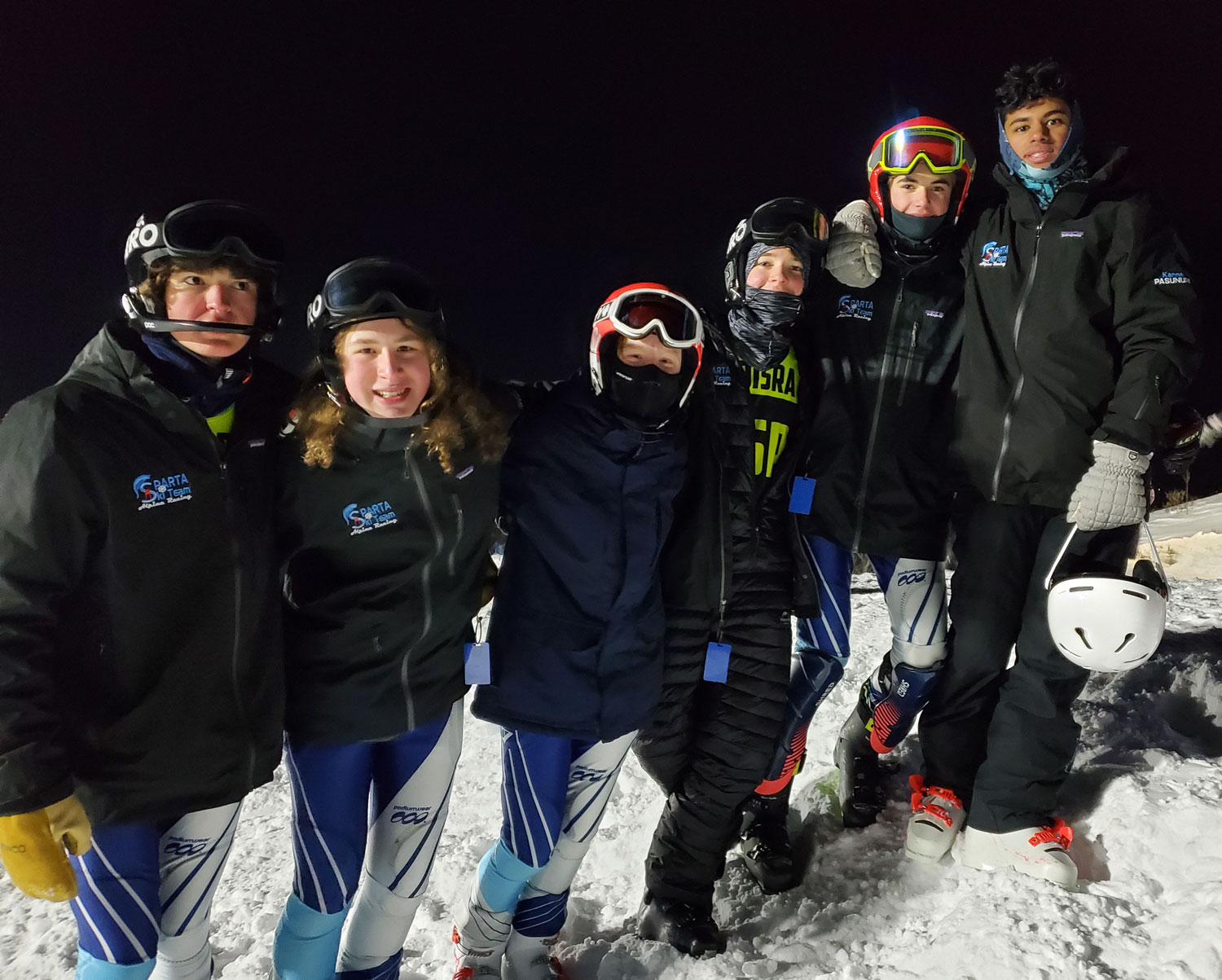 Boys Varsity Ski Team Race #2