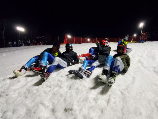 Sparta Varsity Boys Ski Team After Race