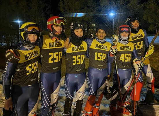 Sparta Boys Varsity Ski Team 2023 Race #1
