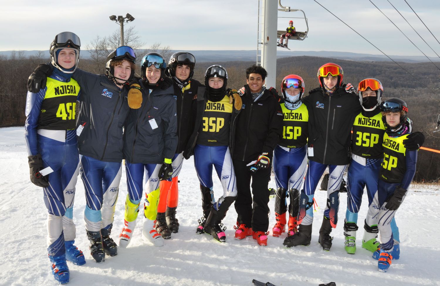 Sparta Varsity Boys Ski Team Jan 2023