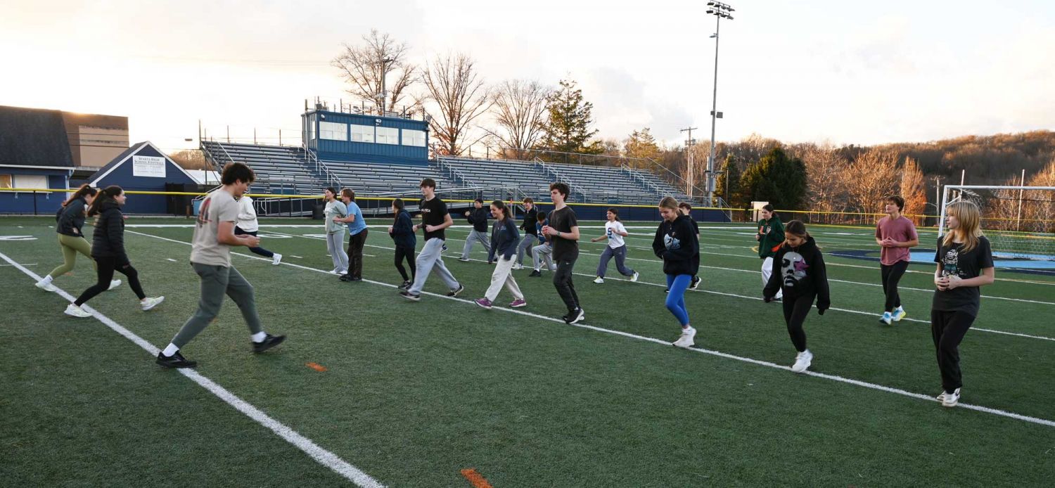 Ski Team Dryland Practice 